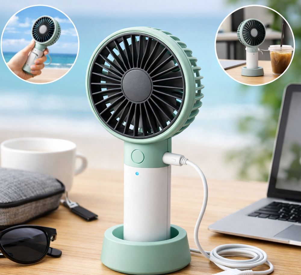 Portable USB Rechargeable Mini Fan