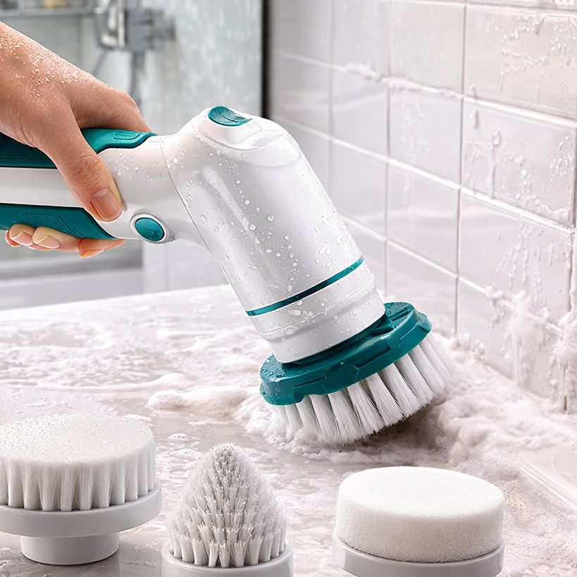 Handheld Cordless Electric Cleaning Brush